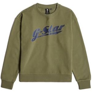 G-STAR Losse sweater voor jongens, groen (Sage D25550-01-724), 6 Jaar