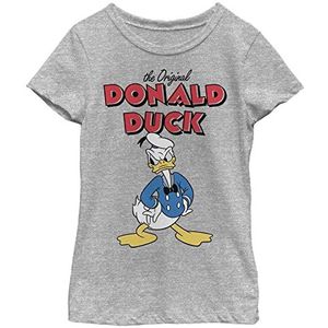 Disney Characters Mad Donald Girl's Crew Tee, Athletic Heather, X-Small, Athletic Heather, XS