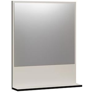 trendteam smart living - PureBliss wandspiegel, lichtgrijs - (b x h x d) 60 x 74 x 14 cm - badkamerspiegel met 60 cm legplank