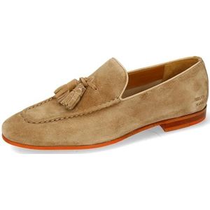 Melvin & Hamilton Heren Slipper/Loafer CLIVE 20 Beige ruw leer, camel, 43 EU