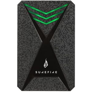 SureFire Externe gaming-harde schijf 2,5"" - 1 TB met USB 3.2 Gen 1, RGB-verlichting, zwart