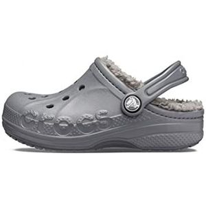 Crocs Unisex Kid's Baya gevoerde klomp T, houtskool, 27/28 EU