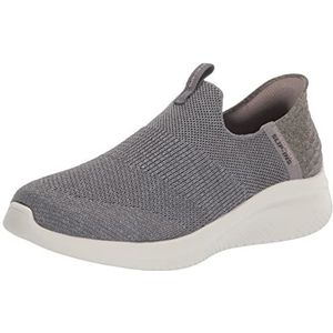 Skechers Vrouwen Handsfree Slip Ins Ultra Flex 3.0 Smooth Step Sneaker, Grijs, 37.5 EU breed