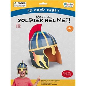 Fiesta Ambachten T-3020 Fiesta Soldaat Helm 3D Maskerkaart Ambacht