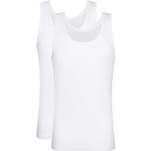 DIM EcoDim tanktops voor heren, 2 stuks, Wit, L