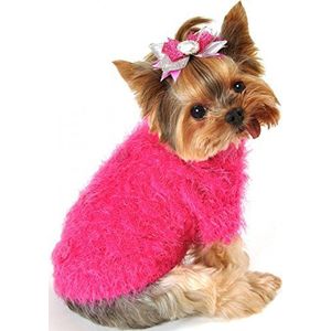 Hip Doggie Angora Blossom Sweater, S
