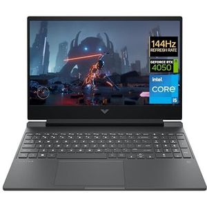HP Victus Gaming 15-fa1650nd Intel® Core™ i5 i5-12500H Laptop 39,6 cm (15.6") Full HD 16 GB DDR4-SDRAM 512 GB SSD NVIDIA GeForce RTX 4050 Wi-Fi 6 (802.11ax) Windows 11 Home Zwart