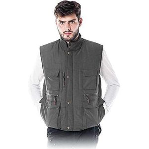 Reis Kormoransm gevoerd veiligheidsvest, grijs/staalblauw, maat M