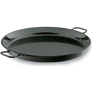 Lacor - Paella-pan, mini-paellapan, ideaal voor presenteren, serveren en koken, afdekking met geëmailleerd staal, diameter 32 cm