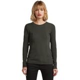 Een lijn Slim Rib r t ls wmn, grijs (Asfalt D26903-e136-995), XXS