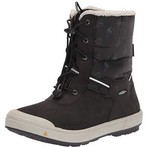 KEEN Unisex Kinder Kelsa Tall Wp Mid Kalf Boot, Zwart Tibetaans Rood