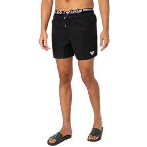 Emporio Armani Logoband Swim Boxer Zwart, Zwart, 54