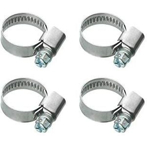 Cornat Slangklem - Ø 8-12 mm spanwijdte - 9 mm bandbreedte - 4 stuks in een set - van roestvrij staal/slangklem/slangbevestiging / T3083000