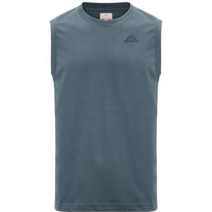 Kappa Cadwal Korporate Man Tee Comfortabel en stijlvol technisch T-shirt, kobaltblauw en Dk denim, maat 4XL