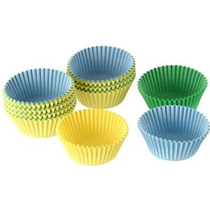 ABOOFAN 1000 Stuks Grote Cupcakevormpjes Cakevormpjes Wikkels Voor Muffins Papieren Bakvormpjes