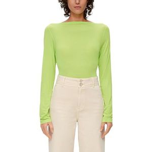 Shirt - Effen - Jersey - Lange Mouw - Slanke Pasvorm