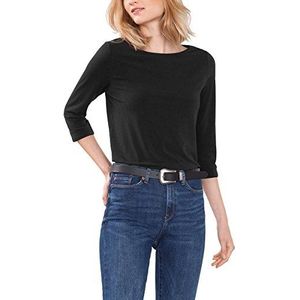 ESPRIT Collection Damesshirt met lange, zwart (black 001), XXL