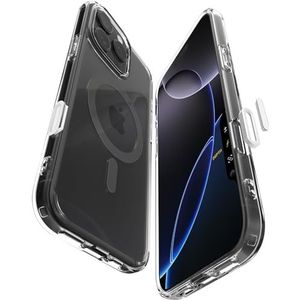 Spigen Ultra Hybrid T MagFit Case voor iPhone 16 Pro Max, Compatibel met MagSafe accessories hoesje -Graphite