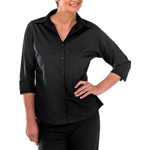 DAMES BLOUSE 3/4 MOUW ZWART 16
