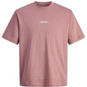 JACK & JONES Jcocover Script Back Tee Ss Crew Neck, Grape Shake, L