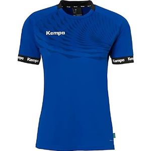 Kempa Wave 26 Shirt Dames Dames Meisjes Sportshirt Korte mouw T-shirt Functioneel shirt Handbal Gym Fitness Jersey - elastisch en ademend - getailleerd
