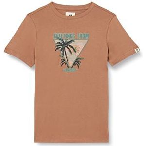 Garcia Kids Jongens T-shirt met korte mouwen, Cedar, 176, cedar, 176 cm