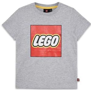 LEGO® Wear T-Shirt - LWTano 631 - Grey Melange m. Logo - LEGO® Wear - 4 jaar (104) - T-Shirts