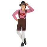 Atosa 53478 prinses, M-L kostuum Duitse jongen, maat 3-4 jaar, mannen, vrouwen, meisjes, multicolor