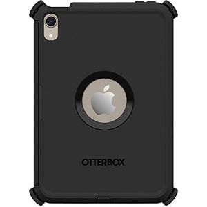 OtterBox Defender Case voor iPad Mini 8,3-Inch (6e gen 2021), schokbestendig, ultra robuuste met ingebouwde schermbeschermer, 2x getest volgens militaire standaard, Zwart