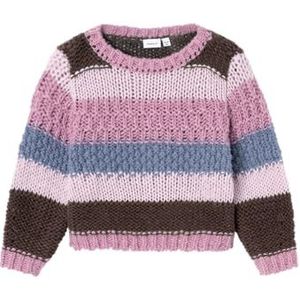 NAME IT Nmforonja Ls Knit gebreide trui voor meisjes, Mauve Orchid, 98