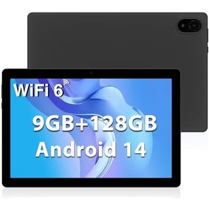 DOOGEE U10 - Tablet - Grijs - 10 inch - 9 GB RAM - 128 GB ROM - Android 14