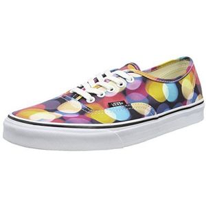 Vans Authentic lage sneakers, uniseks, meerkleurig flashing Lights Black True White, 36 EU