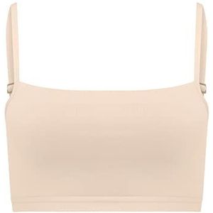 Tamaris ARTANE bustier voor dames, crème/bruin (cream tan), M