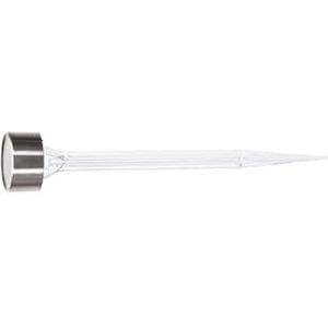 Led-verlichting op zonne-energie voor de tuin, roestvrij staal, geïntegreerd display, 6500 K, ideaal voor het decoreren en verlichten van buitenruimtes.