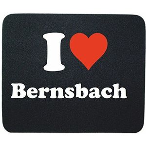 EXKLUSIV: Mousepad "I Love Bernsbach" in Black, een geweldig cadeau-idee voor je partner, collega's en nog veel meer!