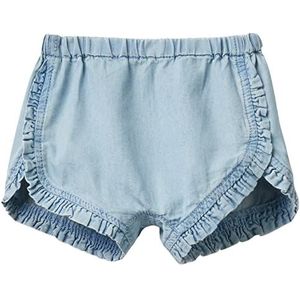 United Colors of Benetton Short 4DHJ593XE Shorts, Denim 902, 62 meisjes, lichtblauw denim 902