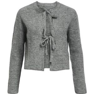 Objparvi Knit Cardigan Noos, Medium grijs (grey melange), XL
