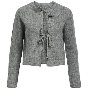 Objparvi Knit Cardigan Noos, Medium grijs (grey melange), M