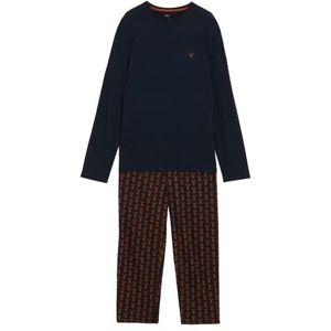 Marks & Spencer heren pyjama set, marineblauw, L