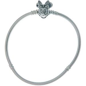 Pandora Disney Minnie Zilveren armband met heldere zirkoniasteentjes, 21