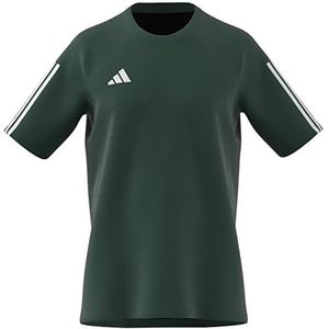 adidas Heren T-Shirt (korte mouwen) Tiro 23 Competition T-Shirt, Drkgrn/Wit, HU1328, maat S
