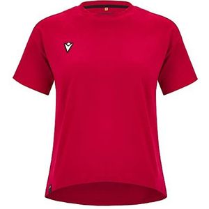 Macron Athleisure Scd Fuerteventura Over T-Shirt Barb Red SS Wmn T-shirt Dames