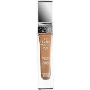 Physicians Formula de Gezonde Foundation, Langhoudende, Lichtgewicht, Opbouwbare Vloeibare Foundation met een Satijnen Finish, Kleur MN4