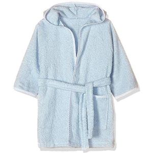 Italbaby Badstof badjas voor baby's 0-6 maanden lichtblauw - 550 g