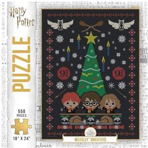 USAopoly USOPZ010685 Harry Potter Weasley Sweaters 550 Piece Puzzle, 500