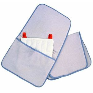 Relief Pak Badstof hoes met zak voor warmtekussen (groot), warm kompres, 61 x 76 x 2,5 cm