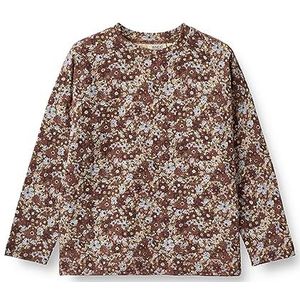 Wheat T-shirt voor meisjes, 9407 bloemen in veel, 104 cm