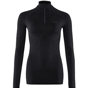 FALKE Functioneel shirt met lange mouwen, maximaal warm, functioneel materiaal voor dames, zwart, ademend ondergoed voor sport, zeer warm, sneldrogend, voor koude tot zeer koude temperaturen, 1 stuk