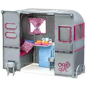 Our Generation Deluxe campingaanhangerset, compleet speelgoed, camperaccessoires met accessoires voor poppenavonturen