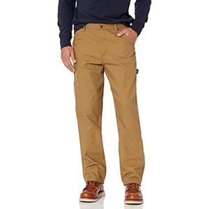 Wrangler Men's Authentics Fleece Lined Carpenter Pant, Autumn Khaki, 30W x 30L